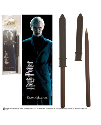 HARRY POTTER - Stylo + Marque-Pages - Draco Malefoy - vue principale