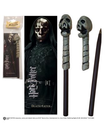 HARRY POTTER - Stylo + Marque-Pages - Mangemort - vue de face