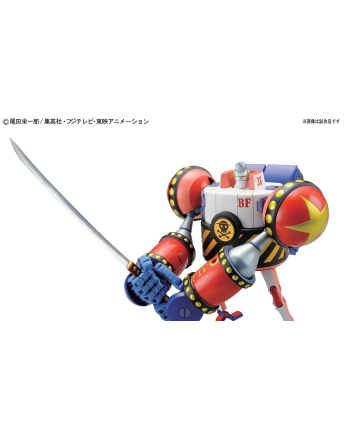 Model Kit Franky One Piece Bandai 25 cm boîte et packaging