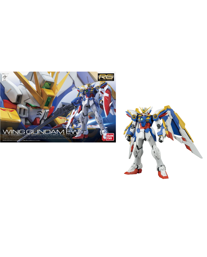 GUNDAM - RG 1/144 XXXG-01W Wing Gundam EW - Model Kit 13cm - vue principale