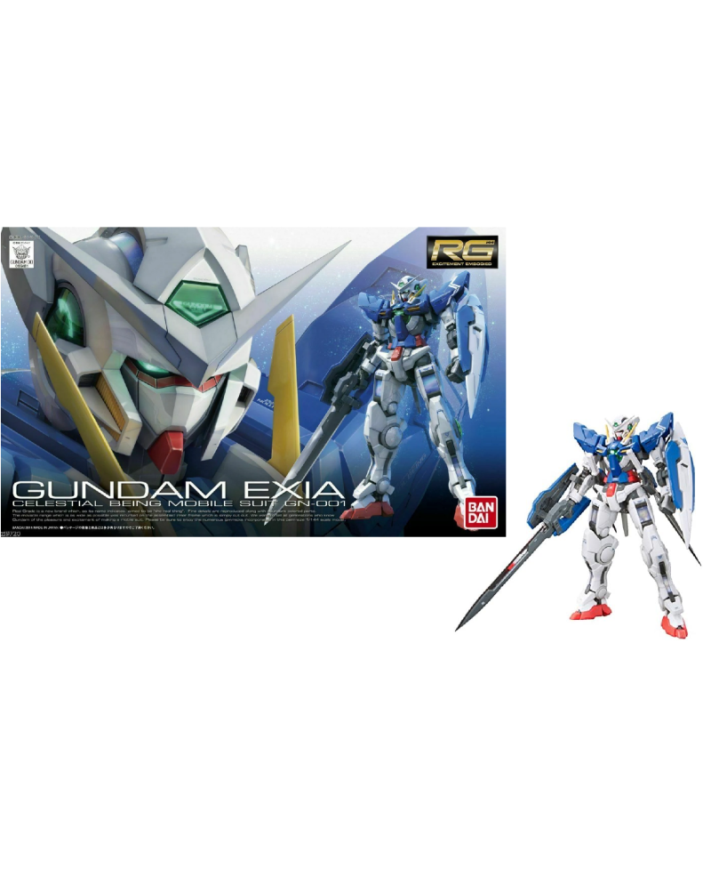 GUNDAM - RG 1/144 GN-001 Gundam Exia - Model Kit - vue principale