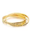 DISNEY TINKER BELL - Interlocking Bracelet 'Gold Plated' - vue principale