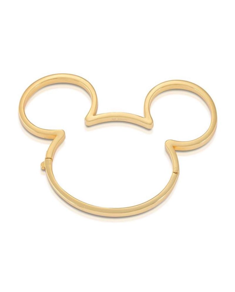 DISNEY MICKEY MOUSE - Mickey Mouse Bangle 'Gold Plated' - vue principale