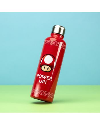 SUPER MARIO - Power Up - Gourde en métal 500ml - vue principale