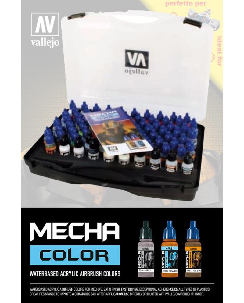 GUNDAM ACC - MECHA COLOR 69990 Case - Set 80 couleurs - vue principale