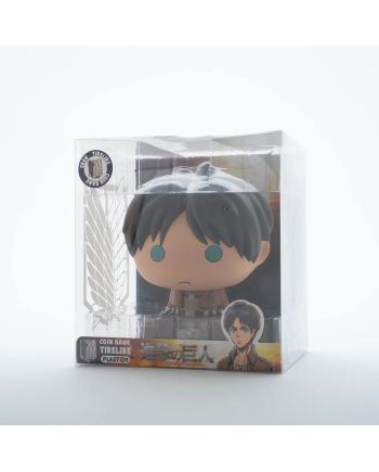 ATTACK ON TITAN - Mini-Tirelire - Chibi Eren - 13cm - vue de face