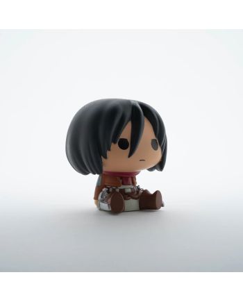 ATTACK ON TITAN - Mini-Tirelire - Chibi Mikasa - 13cm - vue de profil
