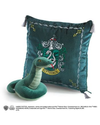 HARRY POTTER - Peluche & coussin 34x34 - Serpentard - vue principale