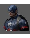 MARVEL - Captain America Avengers Endgame - Tirelire buste 20cm - vue de dos