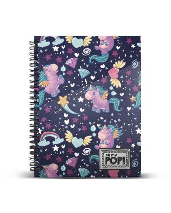 OHMYPOP - Cahier A4 - vue principale