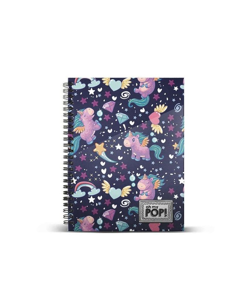 OHMYPOP - Cahier A4 - vue principale