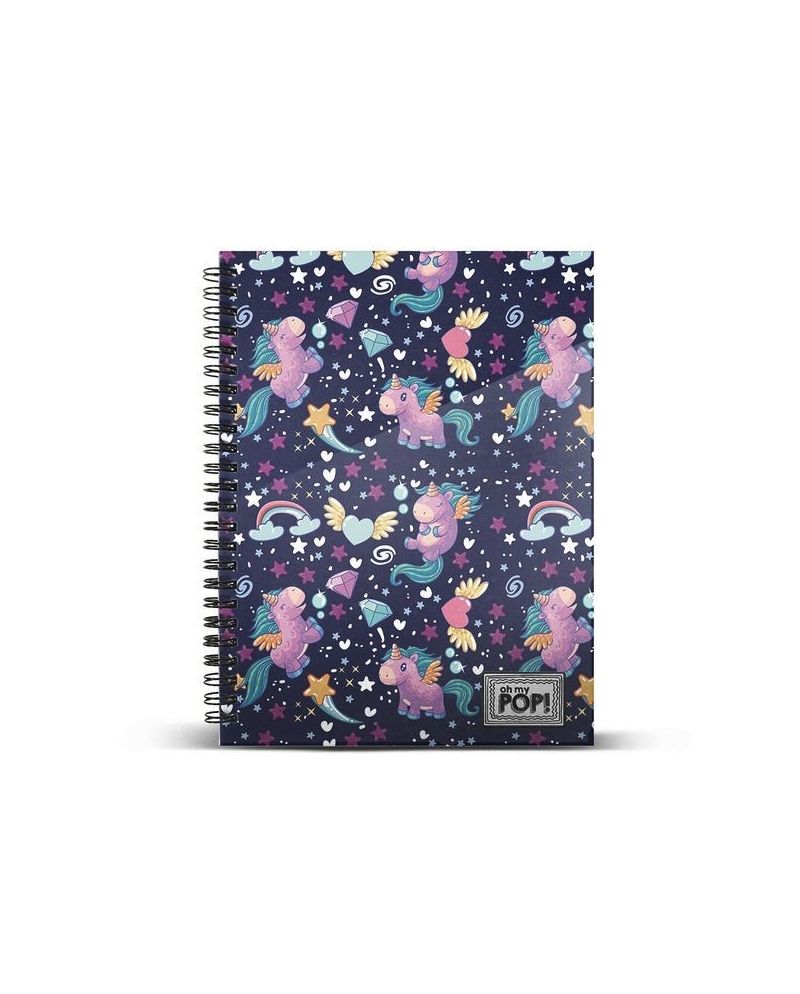 OHMYPOP - Cahier A5 - vue principale