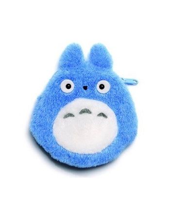 STUDIO GHIBLI - Porte-Monnaie Peluche Totoro Bleu - 12 cm - vue principale