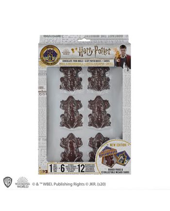 HARRY POTTER - Moule à chocogrenouille + 6 boîtes + 12 cartes sorciers - vue principale