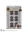 HARRY POTTER - Moule à chocogrenouille + 6 boîtes + 12 cartes sorciers - vue principale