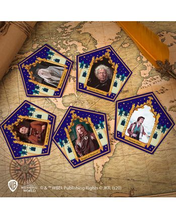 HARRY POTTER - Moule à chocogrenouille + 6 boîtes + 12 cartes sorciers - vue de profil