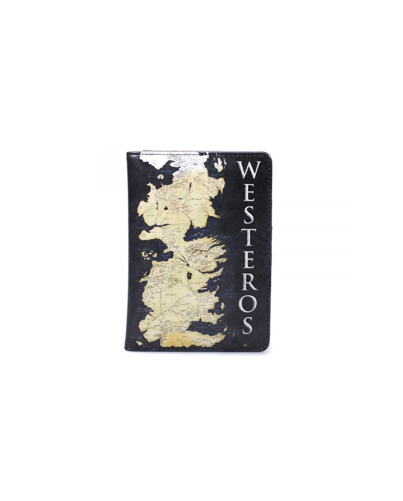 GAME OF THRONES - Passport Holder - Westeros Map - vue principale