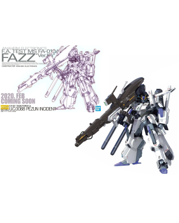Model Kit Gundam MG 1/100 Fazz Ver.Ka FA-010 vue de face