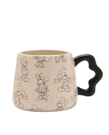 MICKEY & MINNIE - Shapes - Black&White - 3D Mug