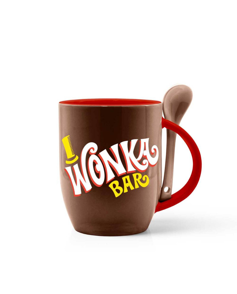 WILLY WONKA - Logo - Mug + Spoon - 350 ml