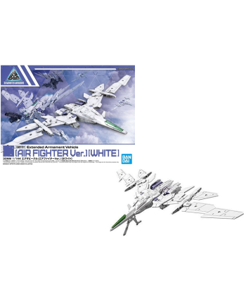 GUNDAM - 30MM 1/144 EVA Vehicle Air Fighter White - Model Kit - vue principale