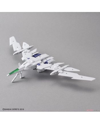 GUNDAM - 30MM 1/144 EVA Vehicle Air Fighter White - Model Kit - vue de face