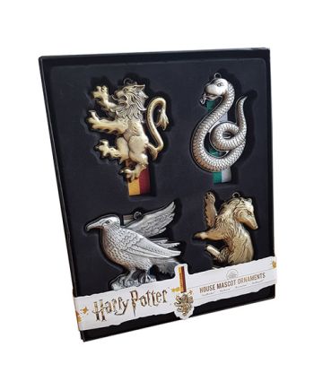 HARRY POTTER - Pack d'ornements des 4 maisons - vue de face