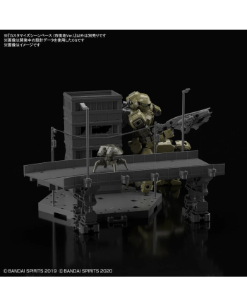30MM - Customize Scene Base (City Area Ver.) - Model Kit - vue de profil