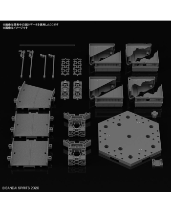 30MM - Customize Scene Base (City Area Ver.) - Model Kit - vue de dos