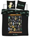 RICK & MORTY - Parure de lit 240x220cm - Story Train '100% Coton' - vue principale