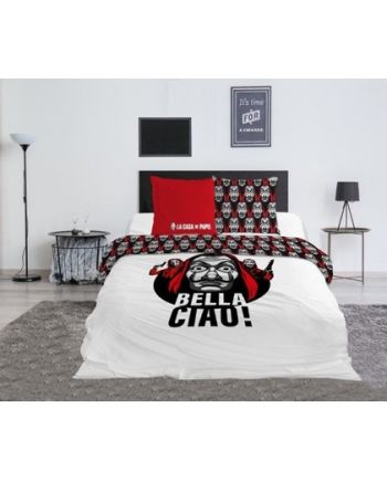 CASA DE PAPEL - Parure de lit 240x220cm - Bella Ciao '100% Coton' - vue principale