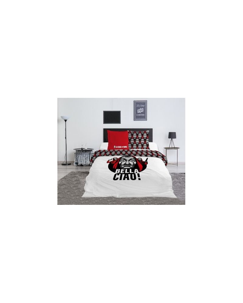 CASA DE PAPEL - Parure de lit 240x220cm - Bella Ciao '100% Coton' - vue principale
