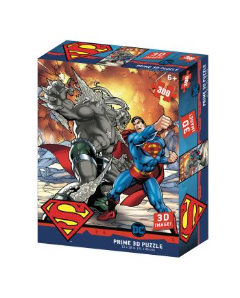 SUPERMAN - VS Doomdsday - Puzzle lenticulaire 3D 300P '46x31cm' - vue principale