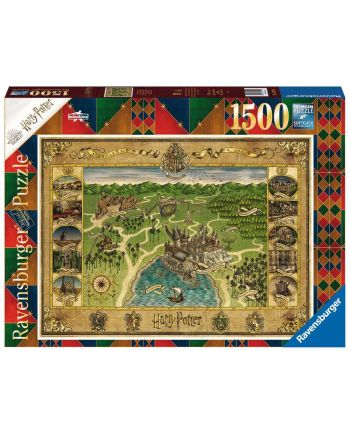 HARRY POTTER - Carte de Poudlard - Puzzle 1500P - vue principale