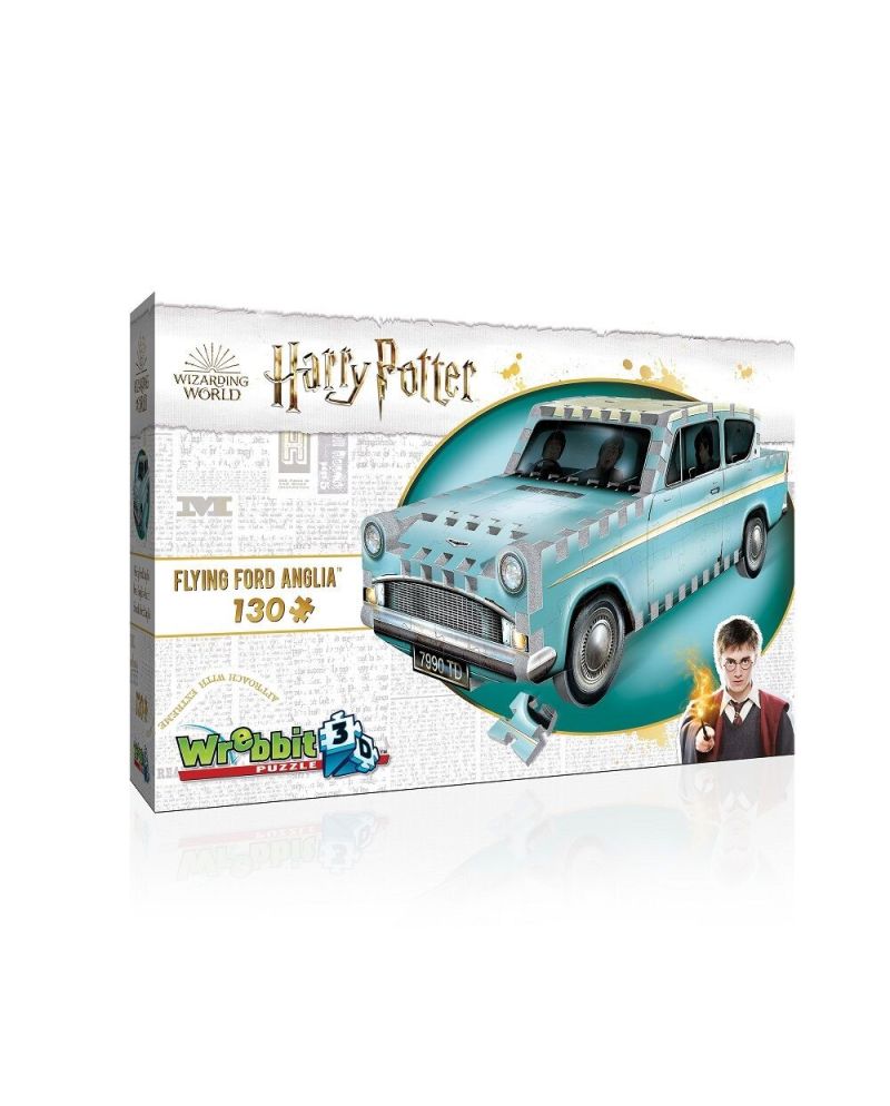 HARRY POTTER - Puzzle 3D - Flying Ford Anglia 130 pcs - vue principale
