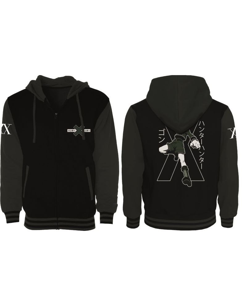 HUNTER X HUNTER - Gon Freecss - Jacket Varsity Homme (M) - vue principale