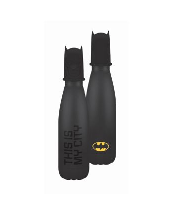 DC COMICS - Batman - Bouteille en métal 3D Lid - 500ml - vue principale
