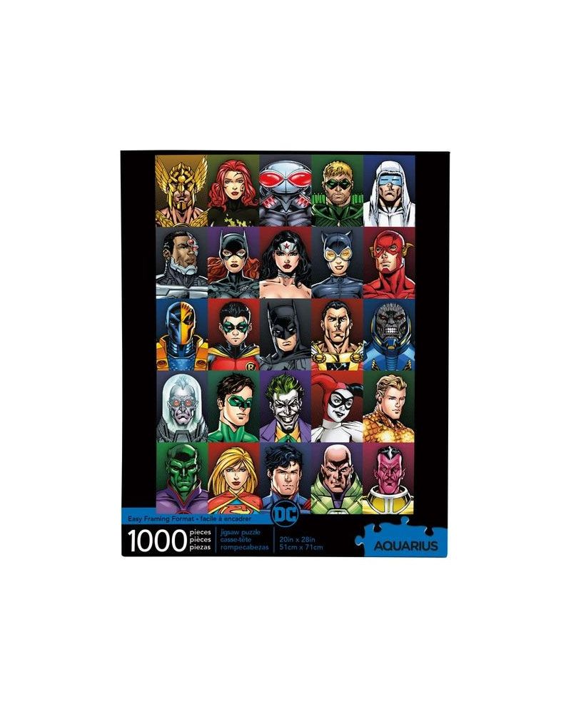 DC COMICS - Faces - Puzzle 1000P - vue principale