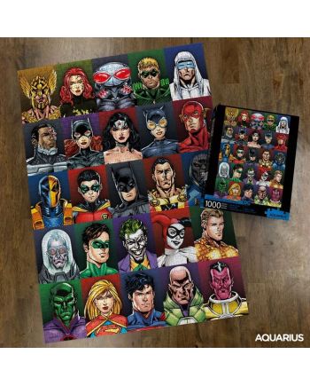 DC COMICS - Faces - Puzzle 1000P - vue de face