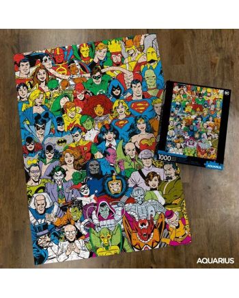 DC COMICS - Retro Cast - Puzzle 1000P - vue de face
