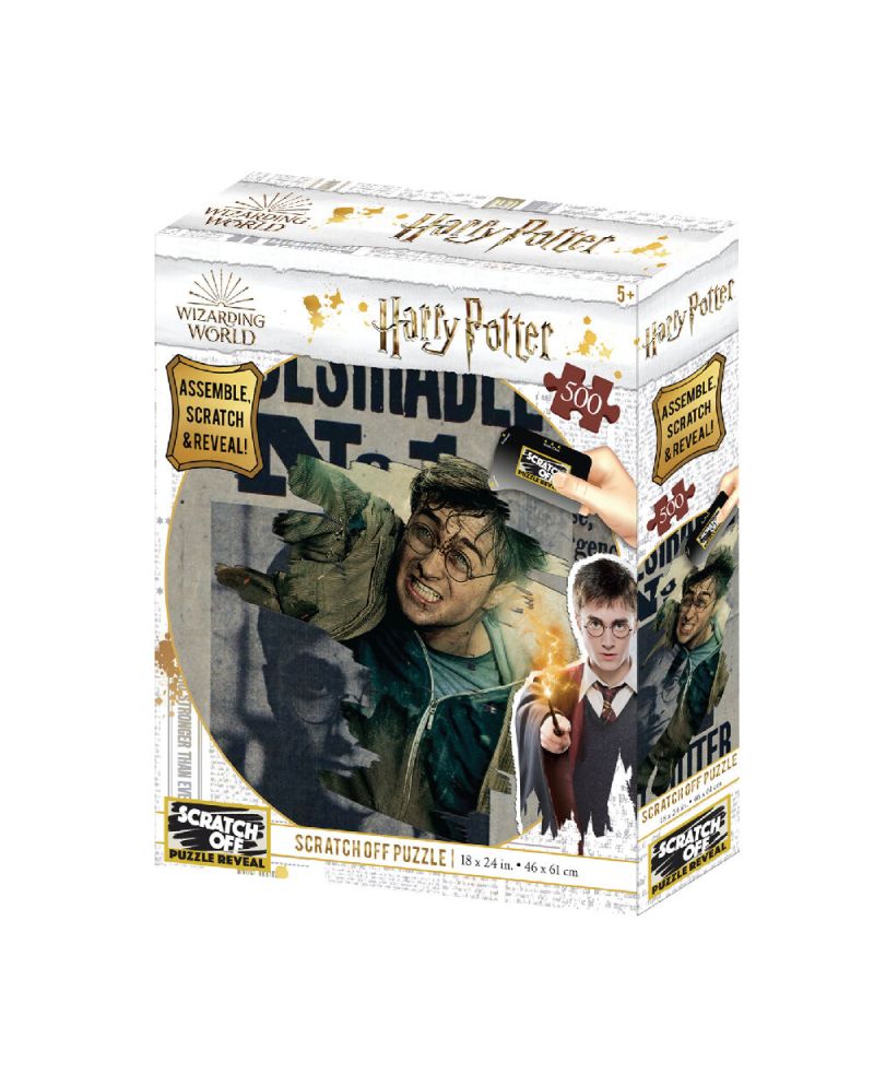 HARRY POTTER - Wanted - Scratch Puzzle 500P '61x46cm' - vue principale