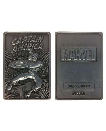 MARVEL - Captain America - Carte en métal collector - vue principale