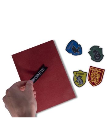 HARRY POTTER - Notebook A5 avec Patches Repositionnables - vue de face