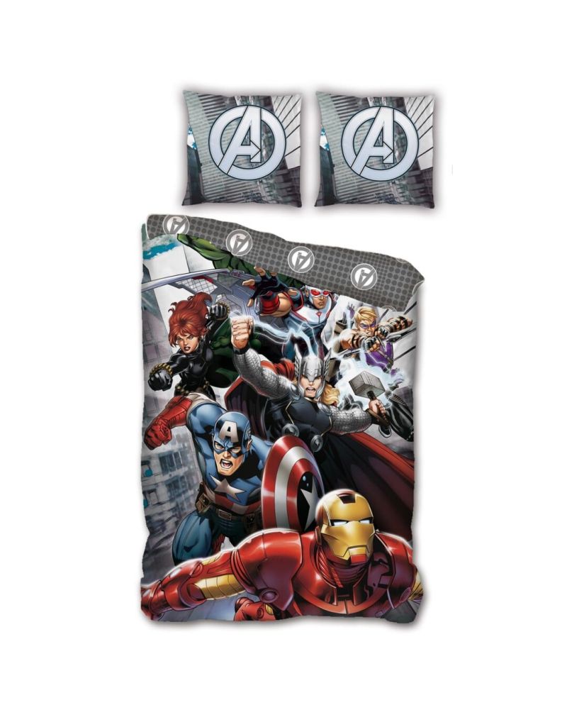 AVENGERS - Parure de lit 140X200 - '100% microfibre' - vue principale