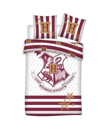 HARRY POTTER - Parure de lit 140x200cm - Poudlard '100% Bio Coton' - vue principale