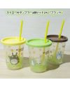STUDIO GHIBLI - Totoro - Set de 3 Gobelet avec paille 320ml - vue de profil