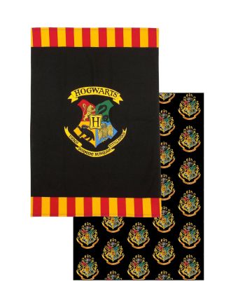 HARRY POTTER - Poudlard - Pack de 2 torchons / essuies - vue principale