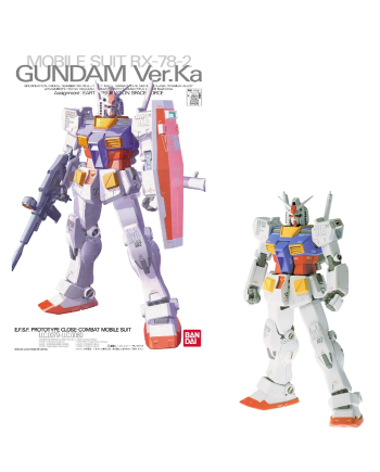 GUNDAM - MG 1/100 RX-78-2 Gundam Ver.Ka - Model Kit 18cm - vue principale