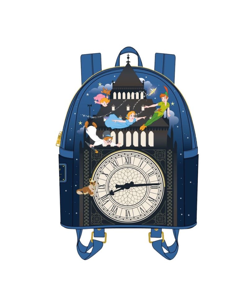 DISNEY - Peter Pan Glow Clock - Sac à dos LoungeFly '23x28x10cm' - vue principale