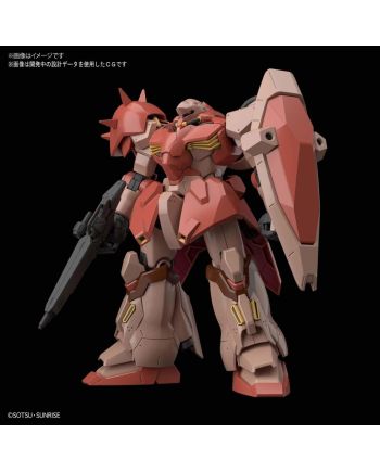 GUNDAM - HGUC 1/144 Me02R-F01 Messer Type-F01 - Model Kit - vue de face